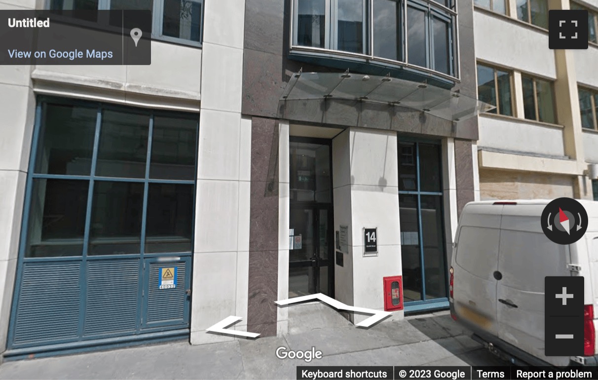 Street View image of 14 Bonhill Street, London