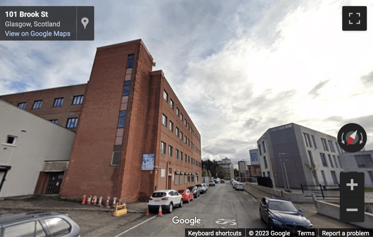 Street View image of Brook Street Business Hub, 117 Brook Street, Glasgow, Glasgow City