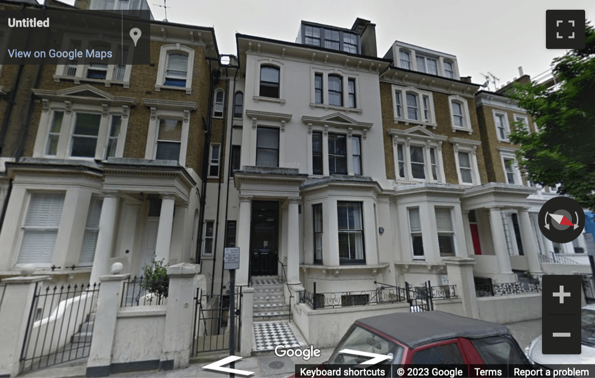 Street View image of 282 Earls Court Road, Earls Court, London