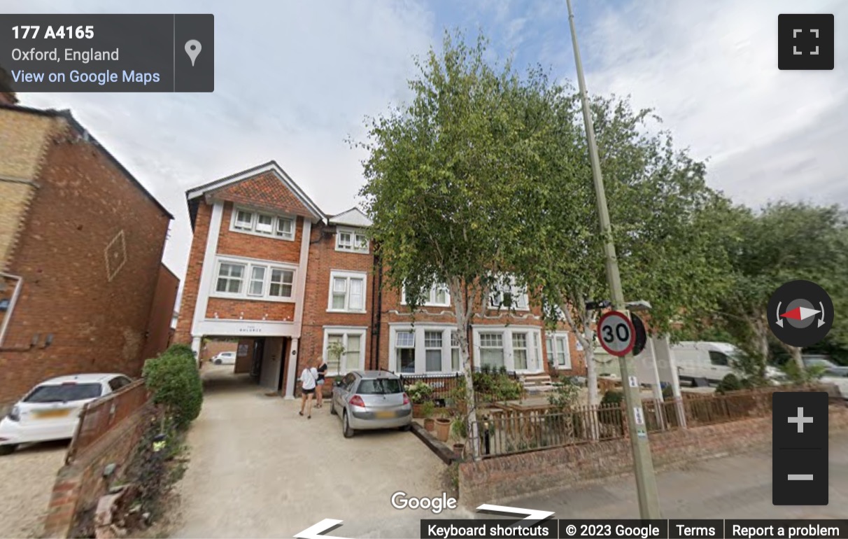 Street View image of The Galaxie Hotel, 180 Banbury Road, Oxford