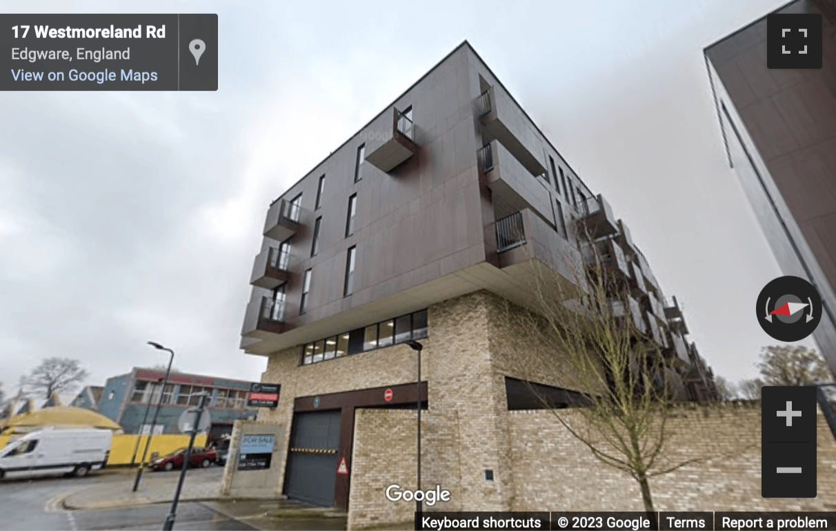 Street View image of 17, Westmoreland Road, (Near Queensbury Underground Station, Behind Morrisons Supermarket), London