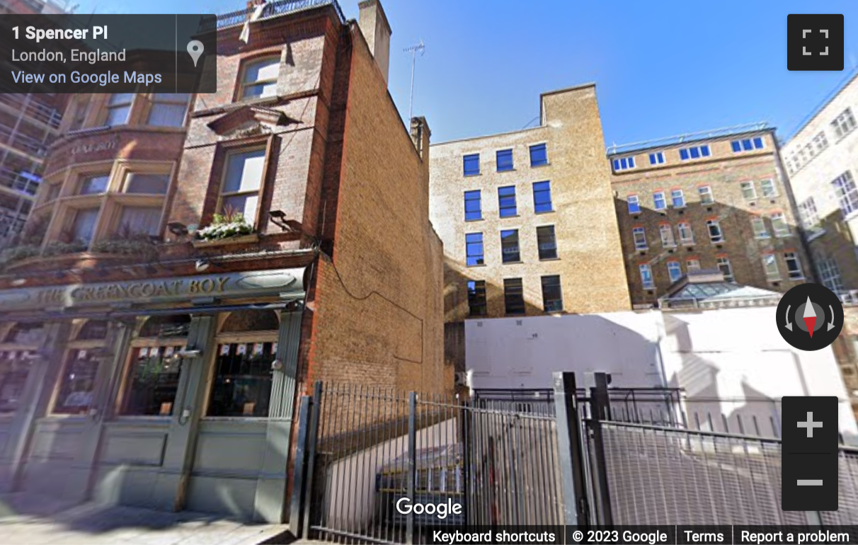 Street View image of 6-8 Greencoat Place, London