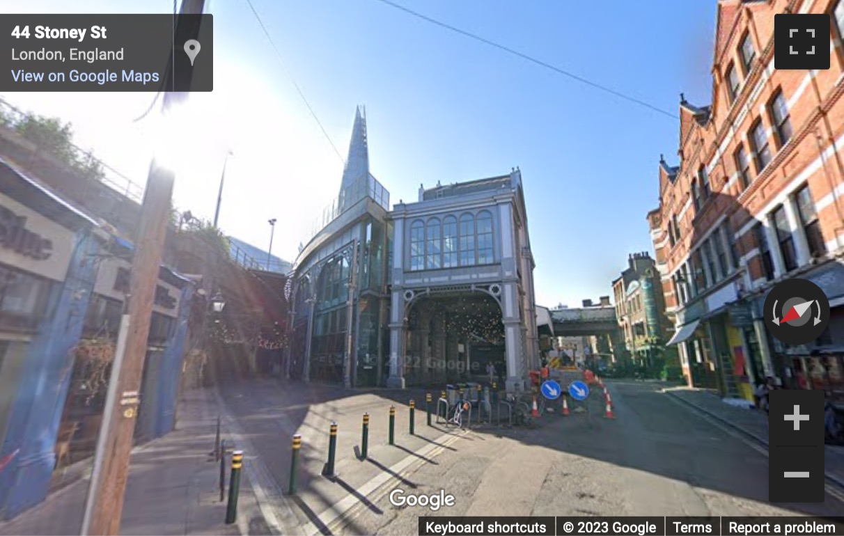 Street View image of Borough Yards, 19 Dirty Lane, London Bridge, London, Southwark