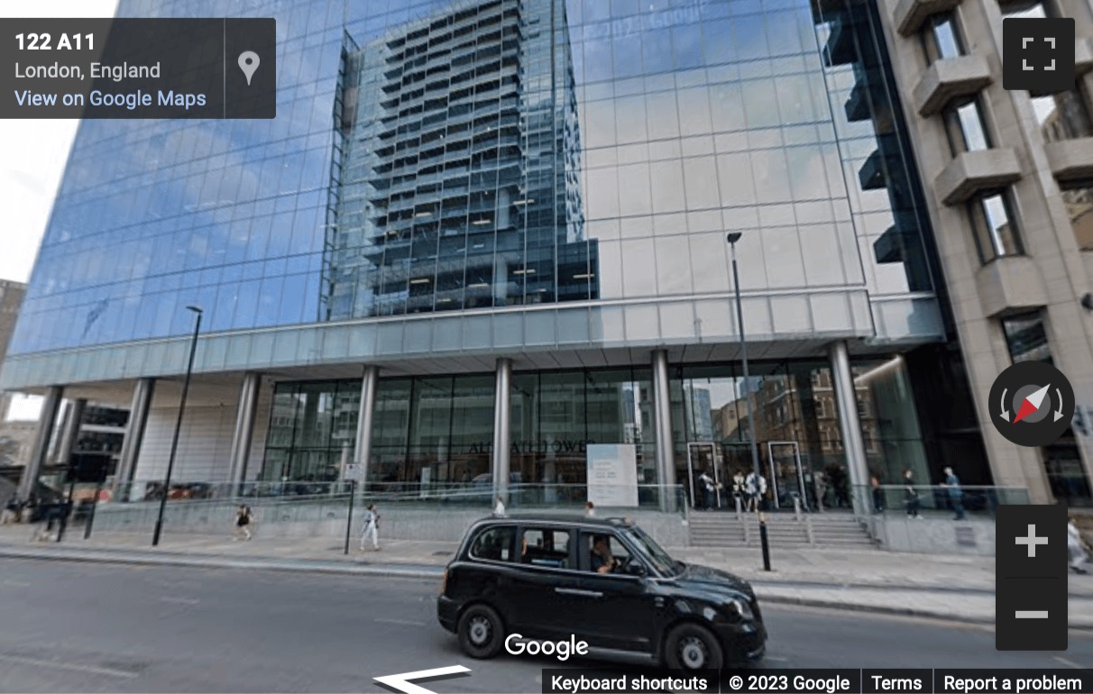 Street View image of Aldgate Tower, 2 Leman Street, London