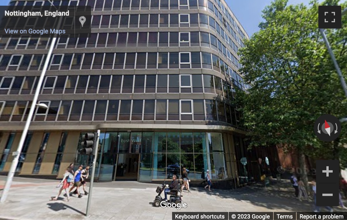 Street View image of EastWest, Tollhouse Hill, Nottingham, Nottinghamshire