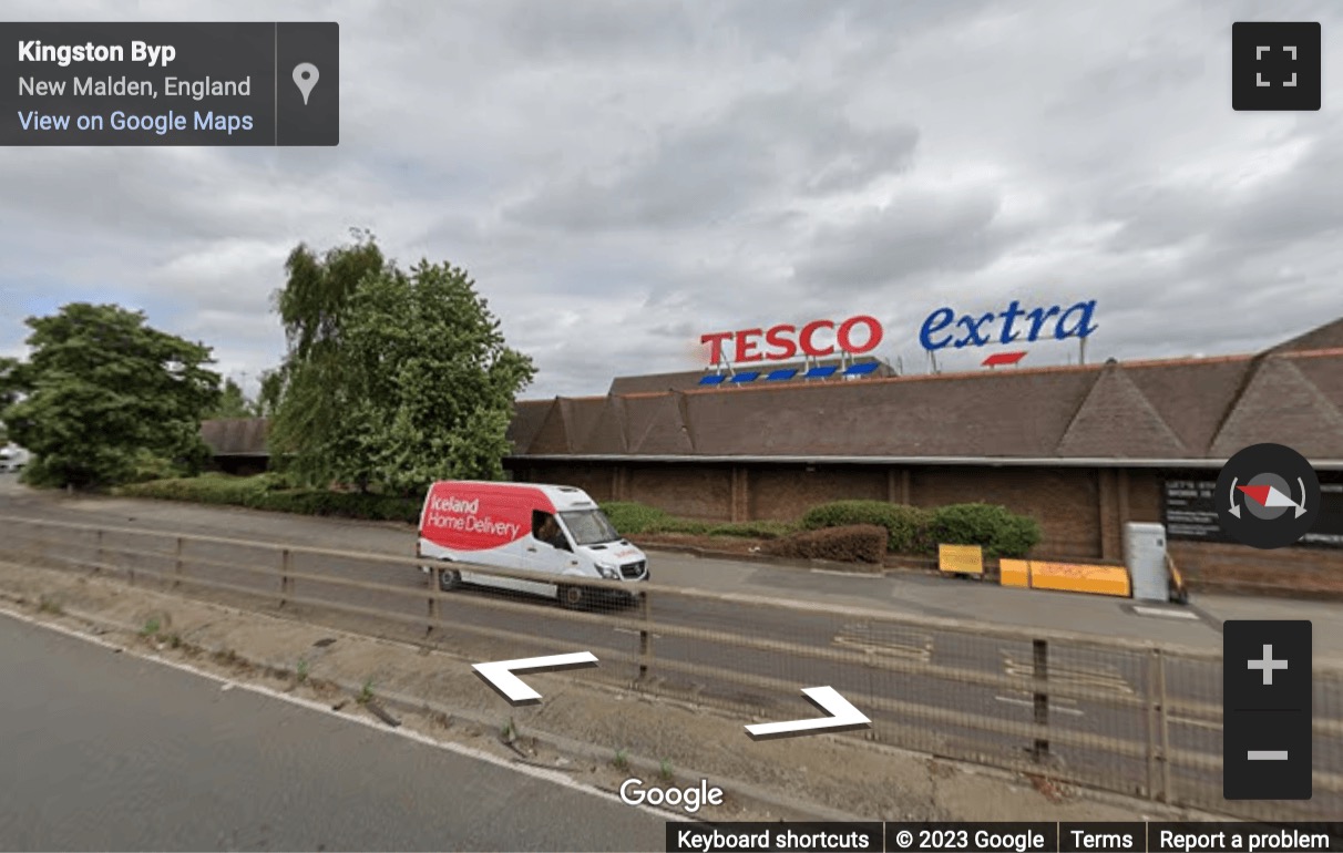 Street View image of Tesco Extra, 300 Beverley Way, New Malden, New Malden (Kingston)