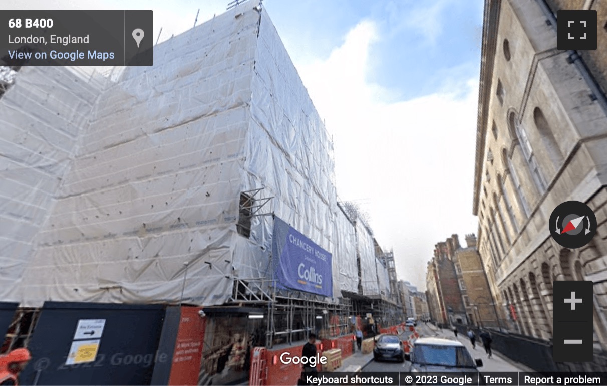 Street View image of Chancery House, Chancery Lane, London