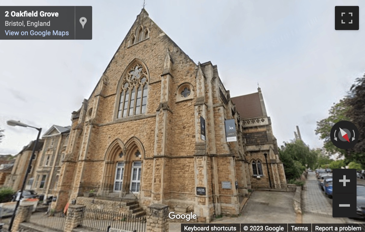 Street View image of 16 Oakfield Road, Clifton, Bristol