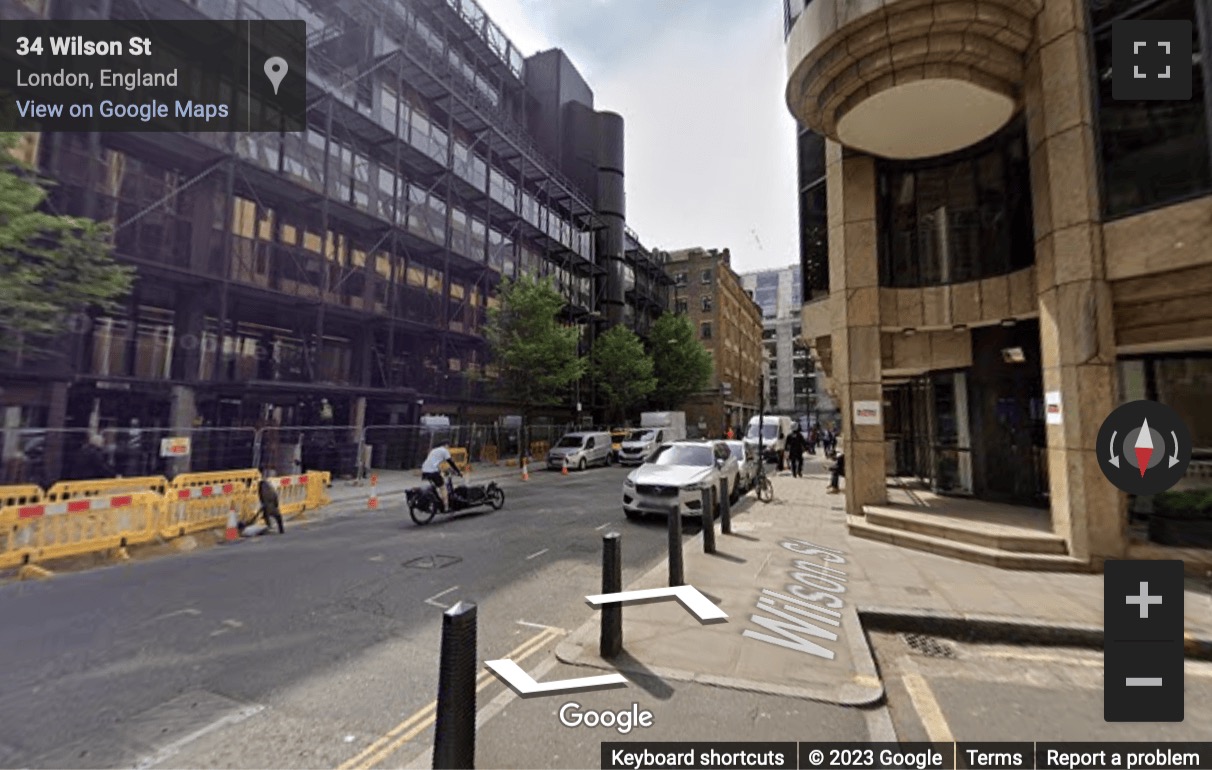 Street View image of One Lackington Street, London