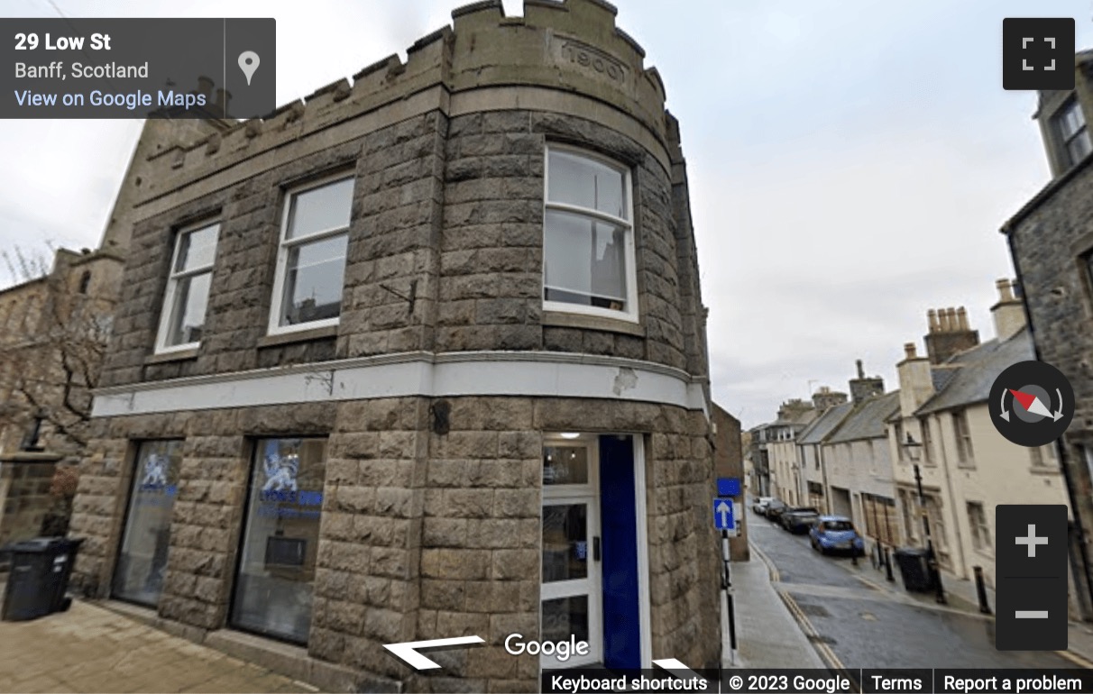 Street View image of Lyon’s Den, 28 Low Street, Banff