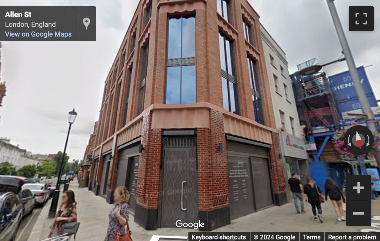 Street View image of 197 Kensington High Street, 1st Floor, London