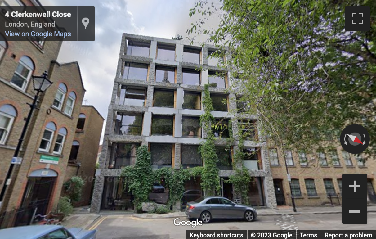 Street View image of 15a Clerkenwell Close, London