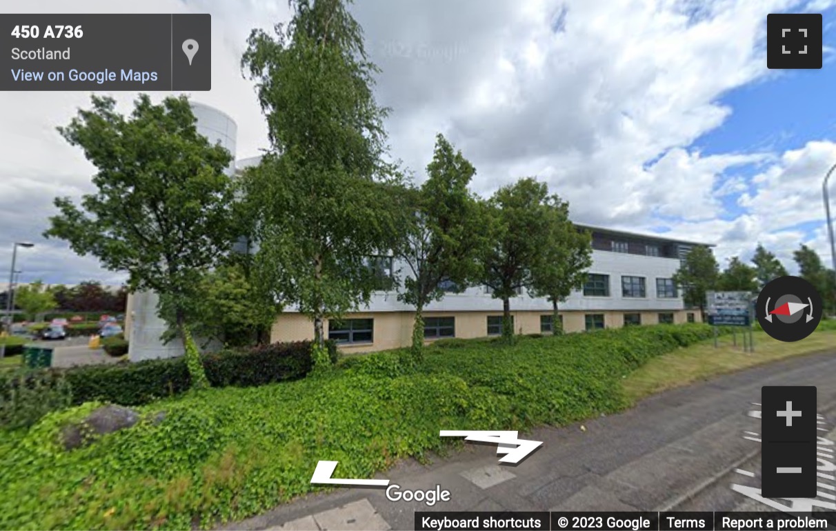 Street View image of 1 Ainslie Road, Hillington Park, Glasgow, Lowlands