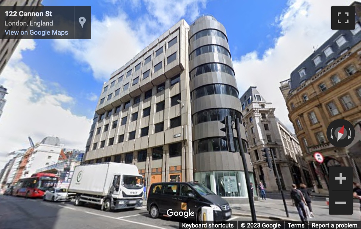 Street View image of 18 King William Street, London