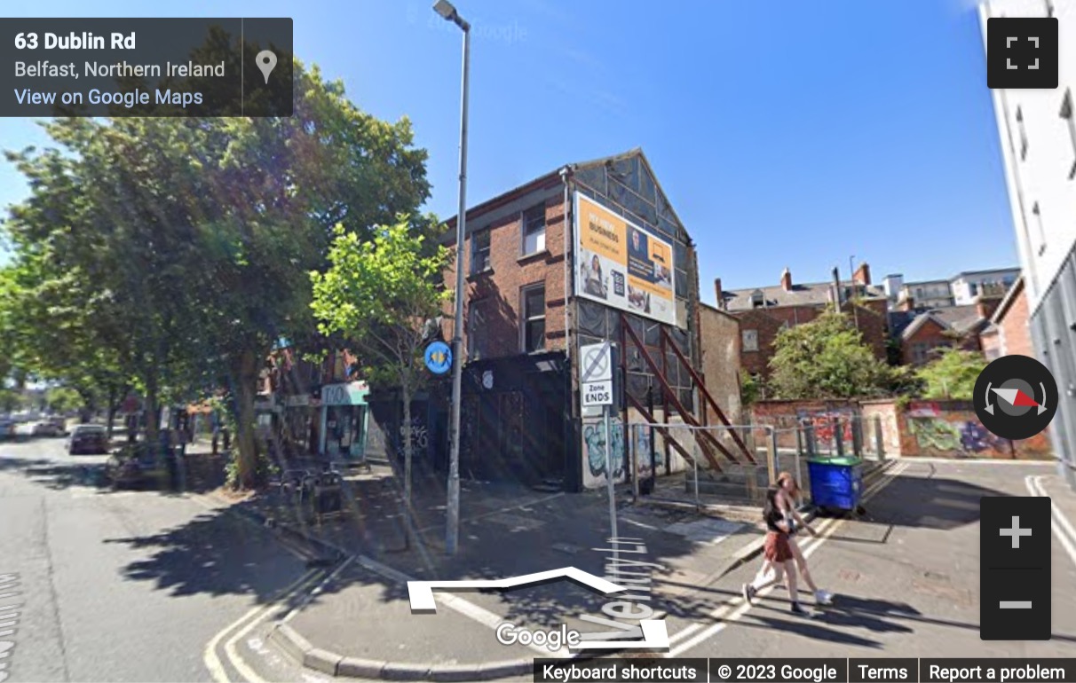 Street View image of The Gallery Building, 65-69 Dublin Road, Belfast