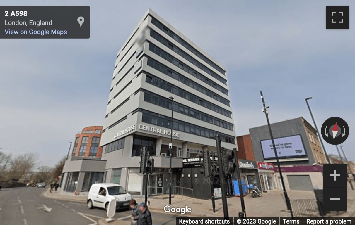 Street View image of Central House, 1 Ballards Lane, London