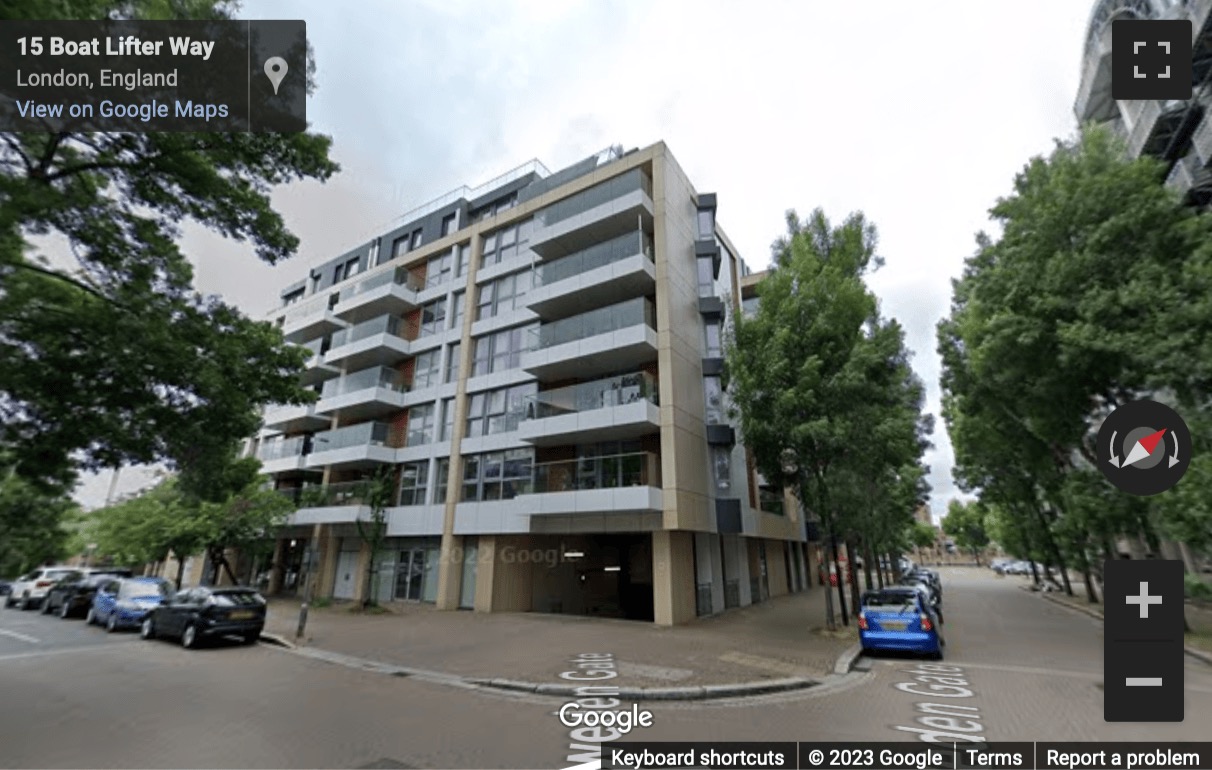 Street View image of Tavern Quay, Rope Street, Surrey Quays, SE16