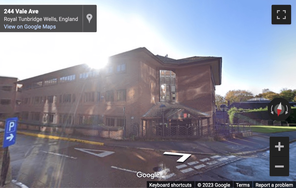 Street View image of Pluto House 6 Vale Avenue, Tunbridge Wells, Kent