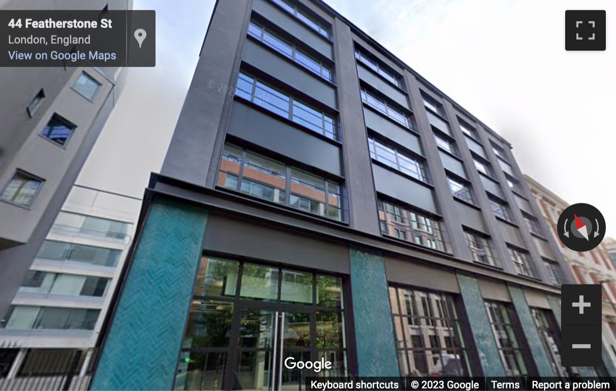 Street View image of 44 Featherstone Street, Script, 1st Floor, London