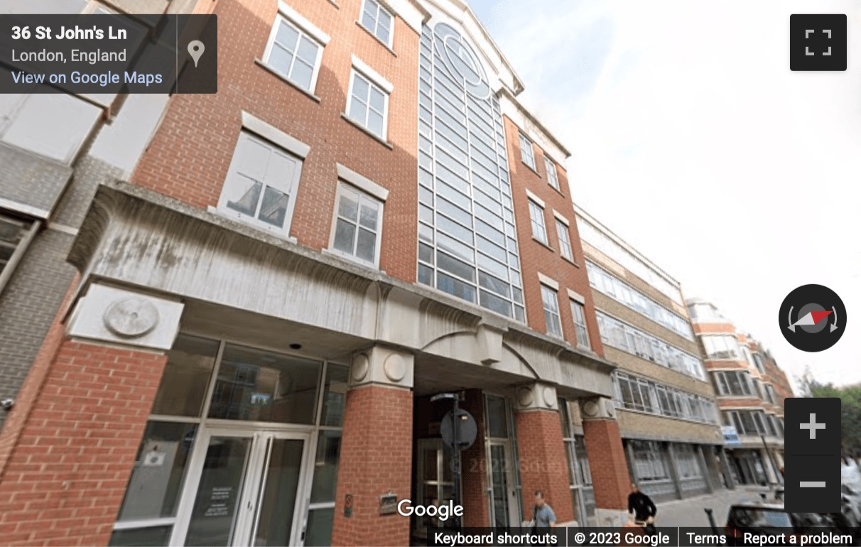 Street View image of 6-7 Saint John’s Lane, Farringdon, London, London Market