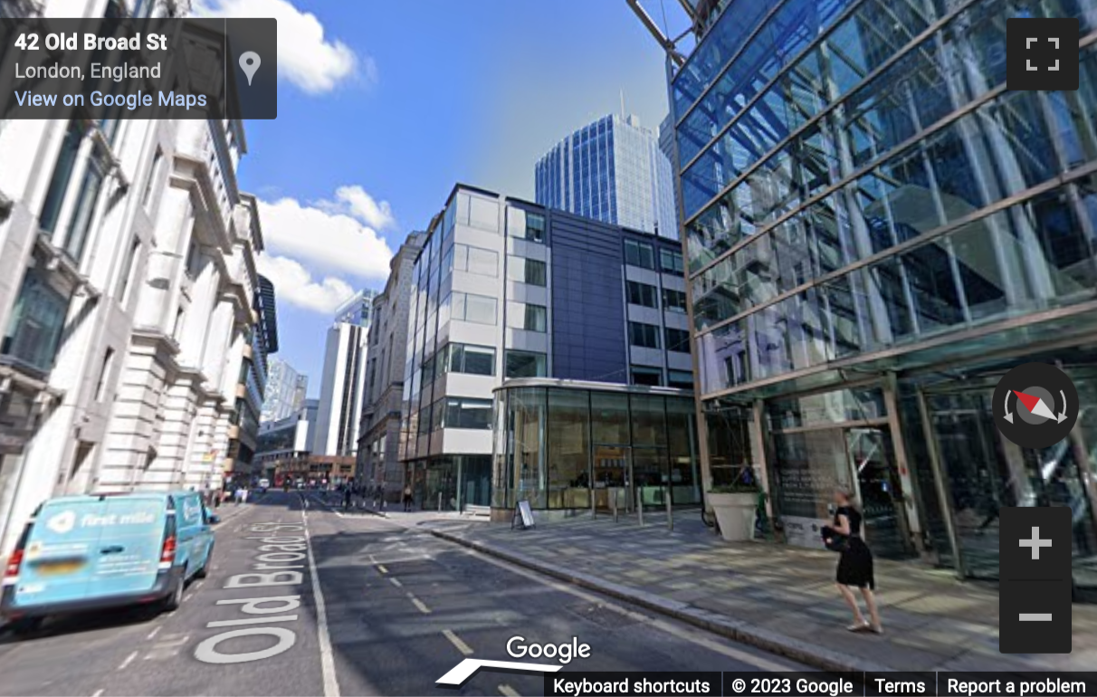 Street View image of 25 Old Broad Street, Tower 42, Level 12 B, London