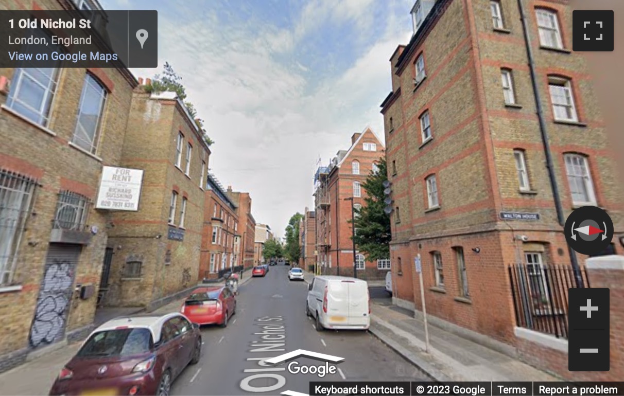 Street View image of 1A Old Nichol Street, London