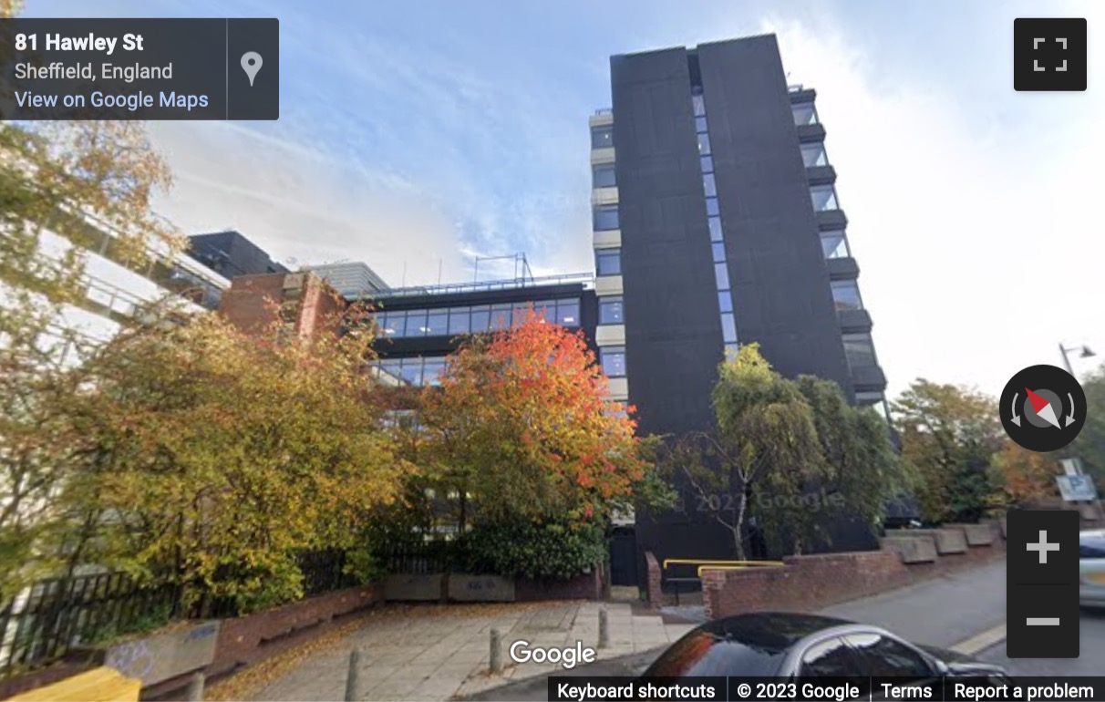 Street View image of Pennine 5 Tenter Street, Block 2, Sheffield