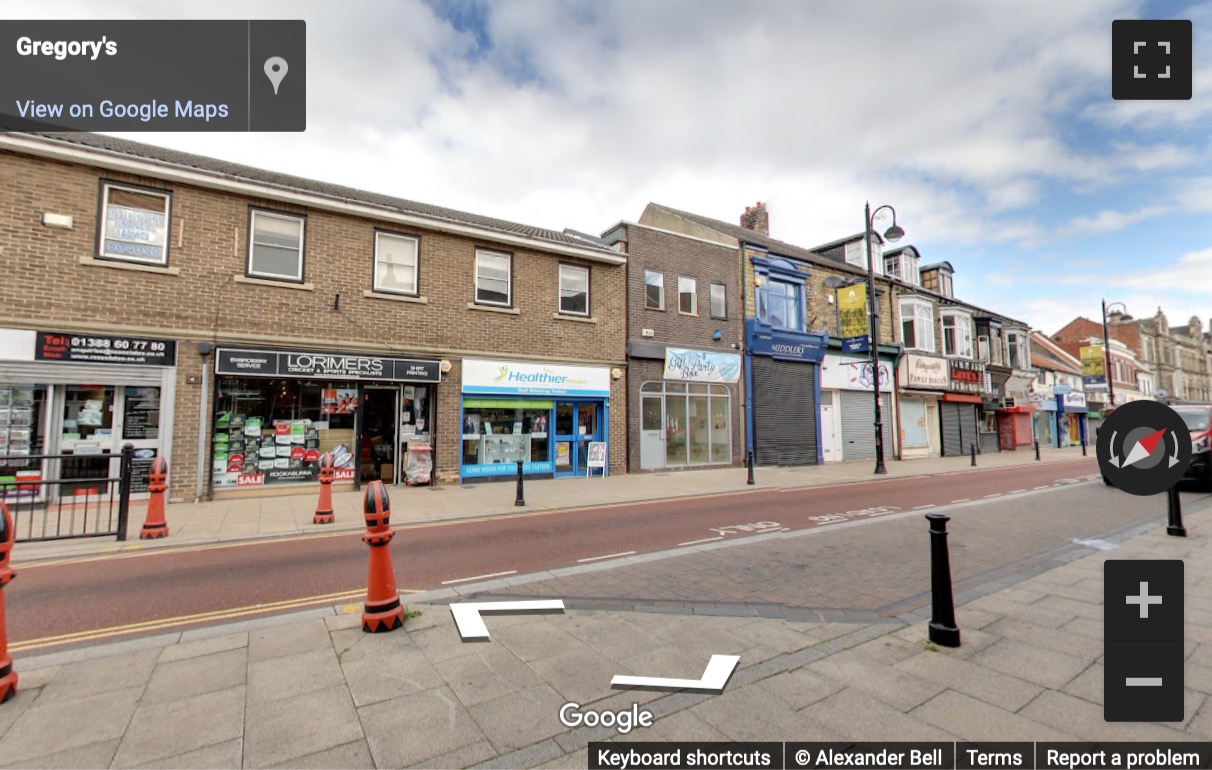 Street View image of 108b Newgate Street, Bishop Auckland, Durham