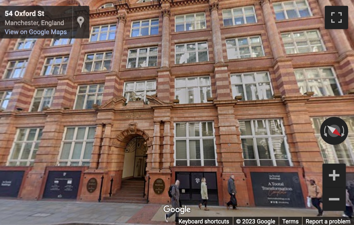 Street View image of The Tootal Buildings, Broadhurst House, 56 Oxford Street, Manchester