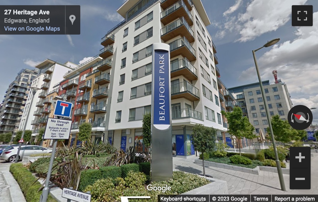 Street View image of Unit 23 Beaufort Park, 8 Aerodrome Road, London