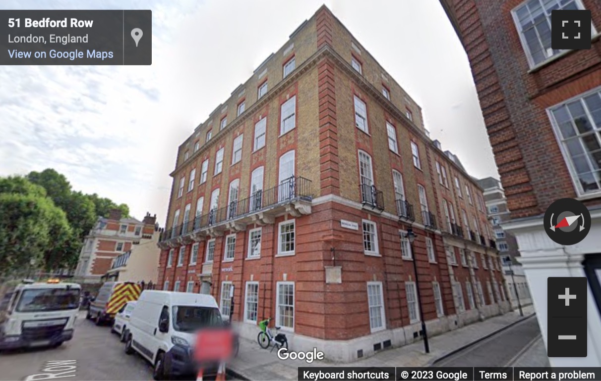 Street View image of 1 Bedford Row, London