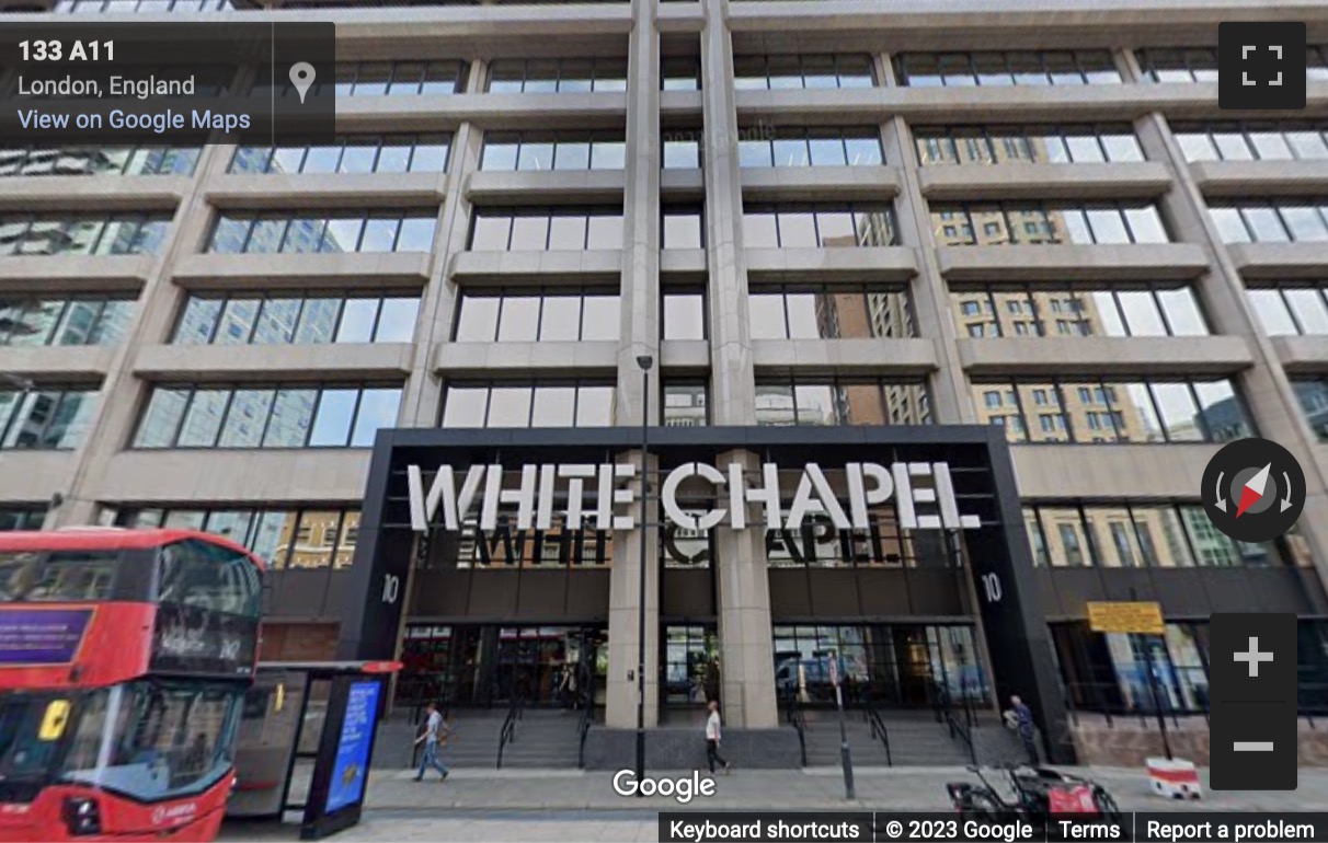 Street View image of The White Chapel Building, 8385 Sqft, 10 Whitechapel High Street, E1