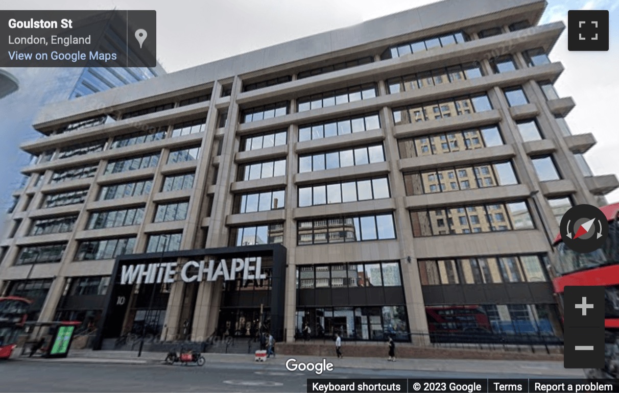 Street View image of The White Chapel Building, 5000 Sqft, 10 Whitechapel High Street, E1 8QS, London