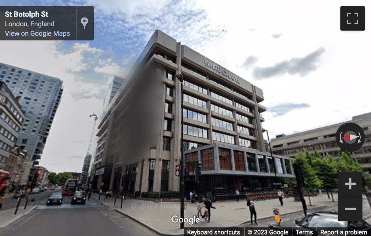 Street View image of The White Chapel Building, 13764 Sqft, 10 Whitechapel High Street, E1