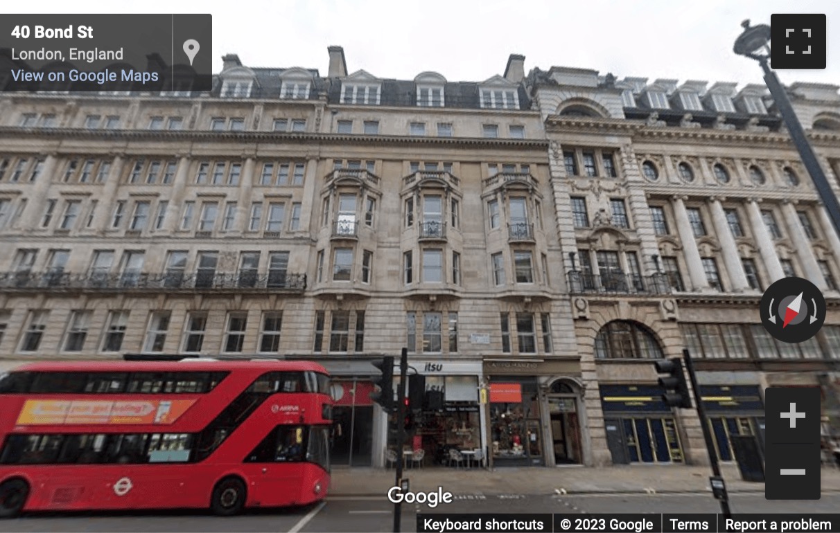 Street View image of 166 Piccadilly, St. James’s, London, W1J