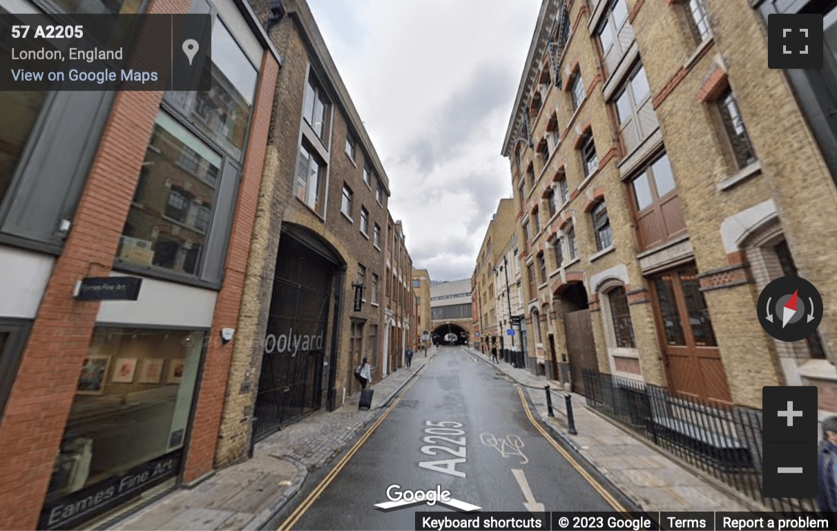 Street View image of 52-56 Bermondsey Street, Woolyard, London