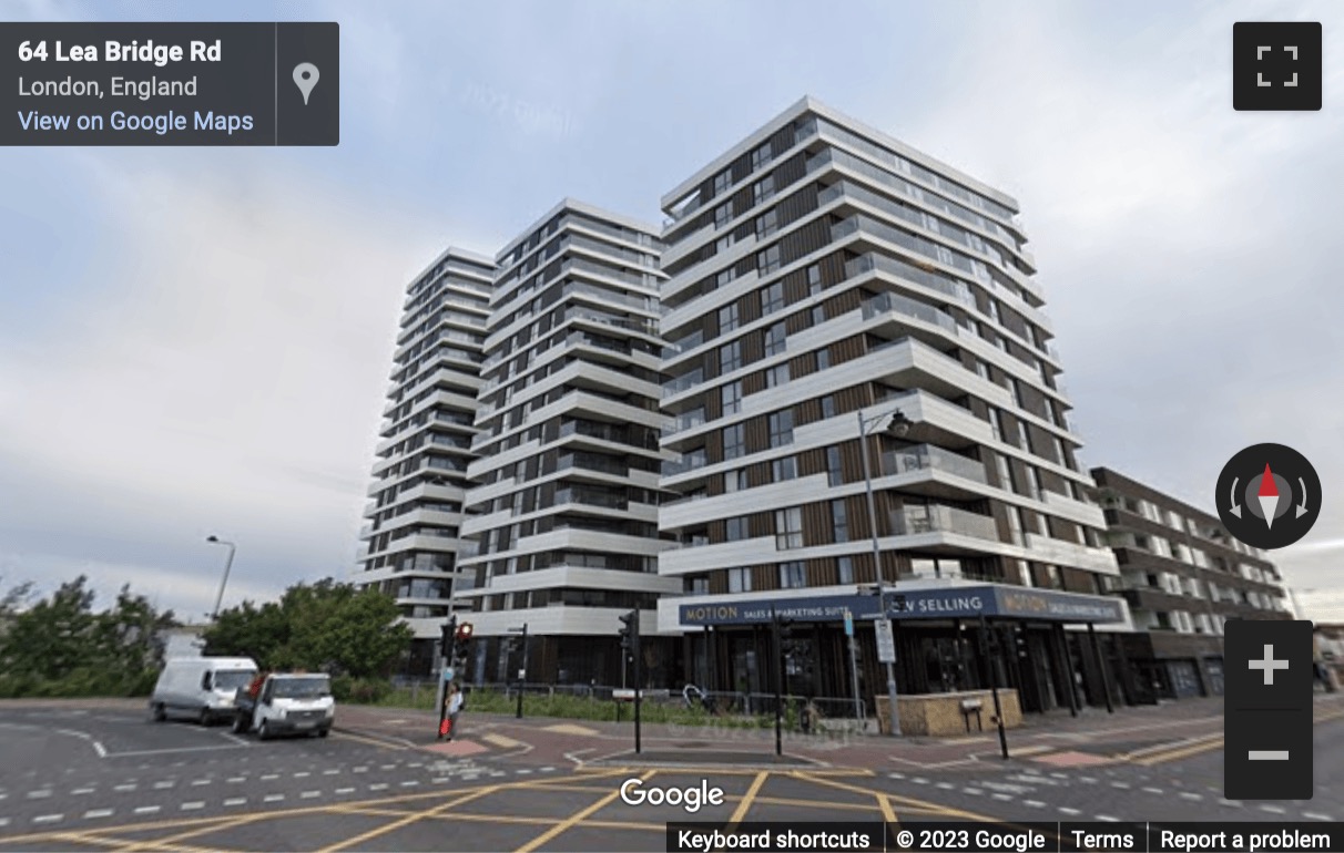 Street View image of Lea Bridge BSMNT Studios, 159 Lea Bridge Road, Block E, Ground floor, London