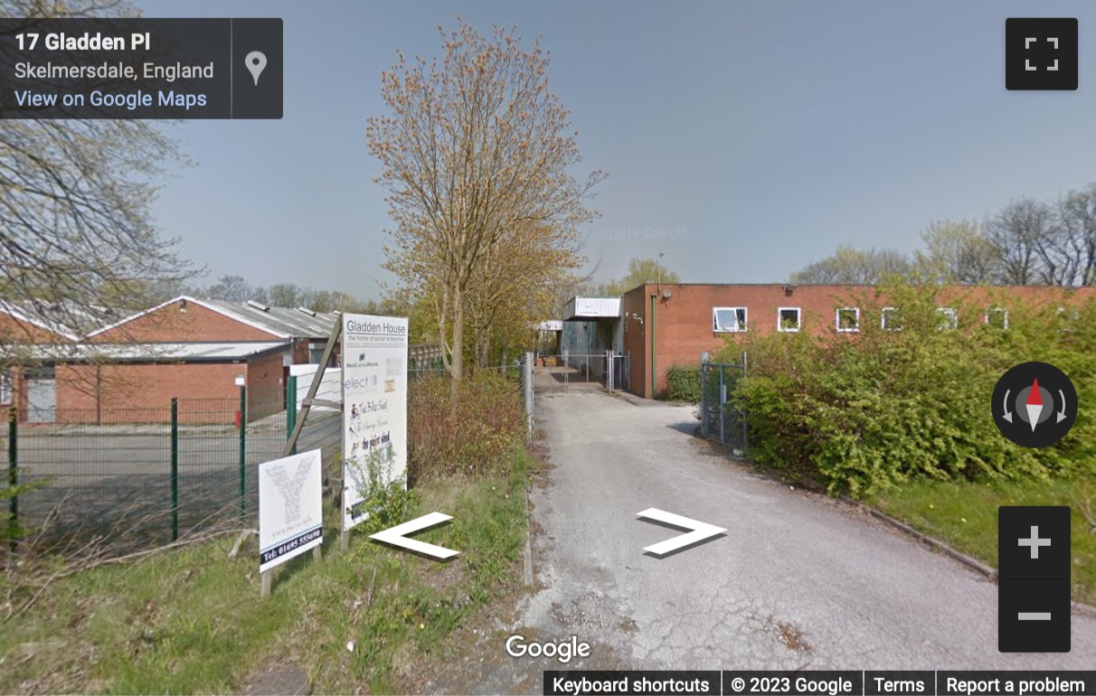 Street View image of Gladden Place, Unit 17, Skelmersdale, Lancashire