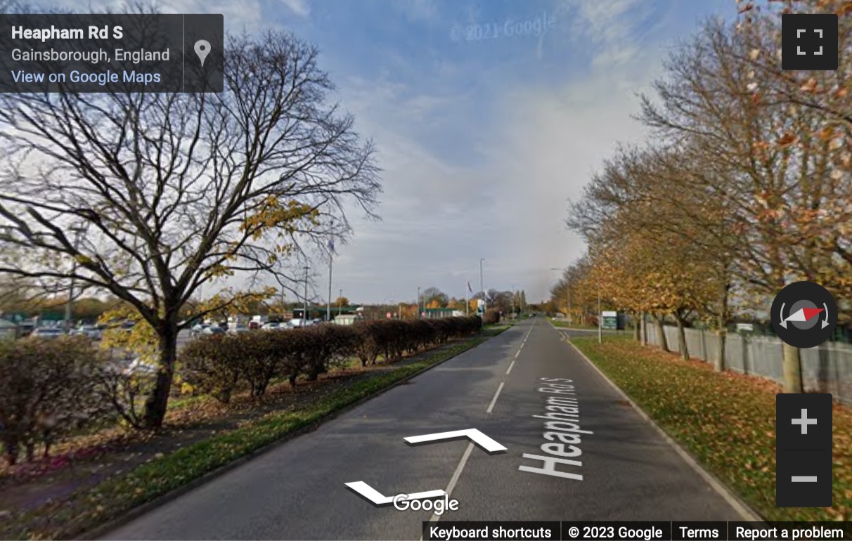 Street View image of Peckett Plaza, Caldicott Drive, Heapham Road South, Gainsborough