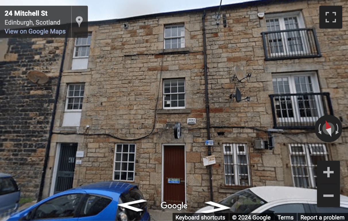 Street View image of 23 Mitchell Street, The Whisky Bond, 3rd Floor, Edinburgh, Lothian