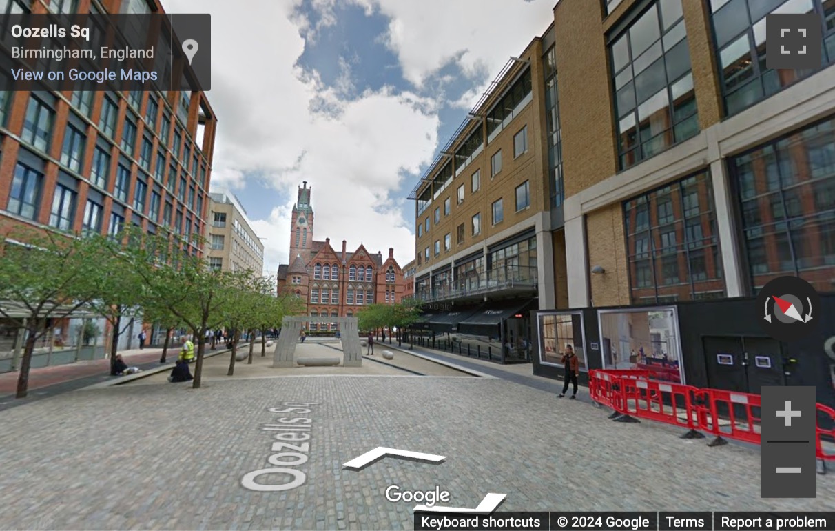 Street View image of 10X, 10 Brindley Place, Birmingham, West Midlands