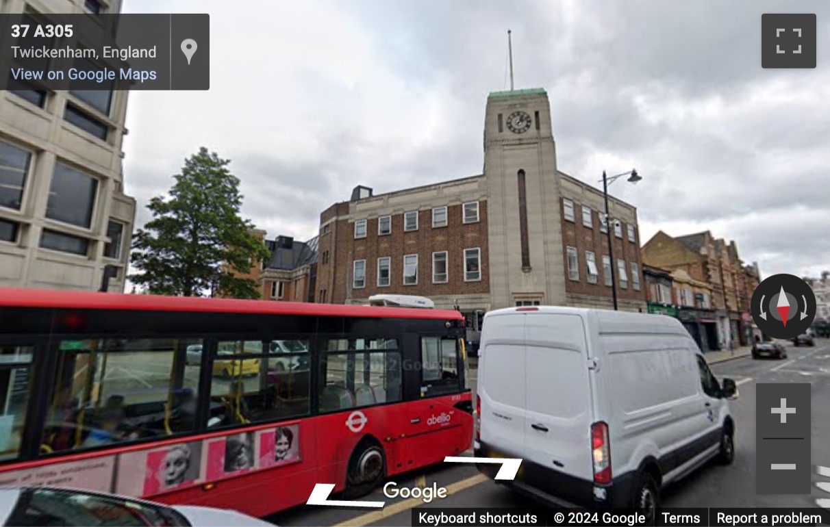 Street View image of 42 York Street, Electricity Board Building, Twickenham, London, TW1