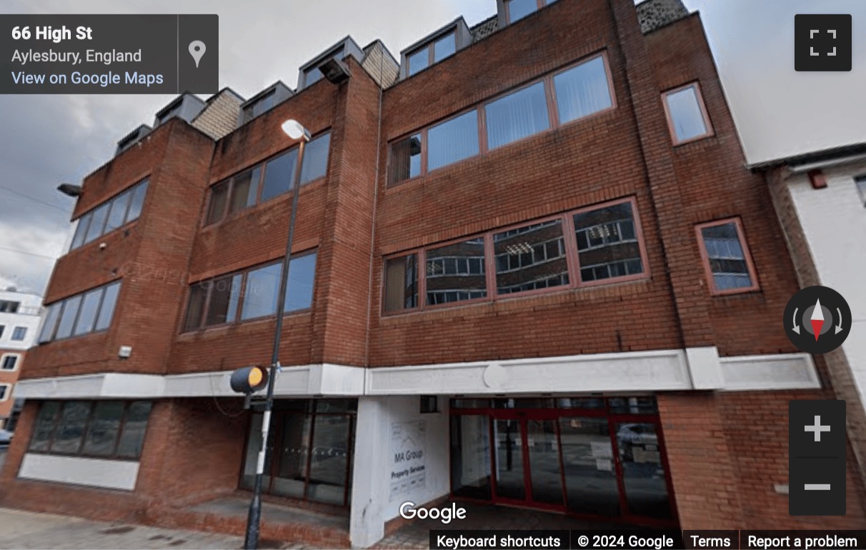 Street View image of 66 High Street, Aylesbury, Buckinghamshire