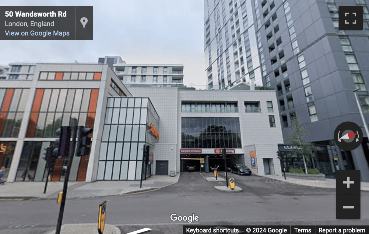 Street View image of The Bridge, 21 Cellini Street, Central London, SW8, UK