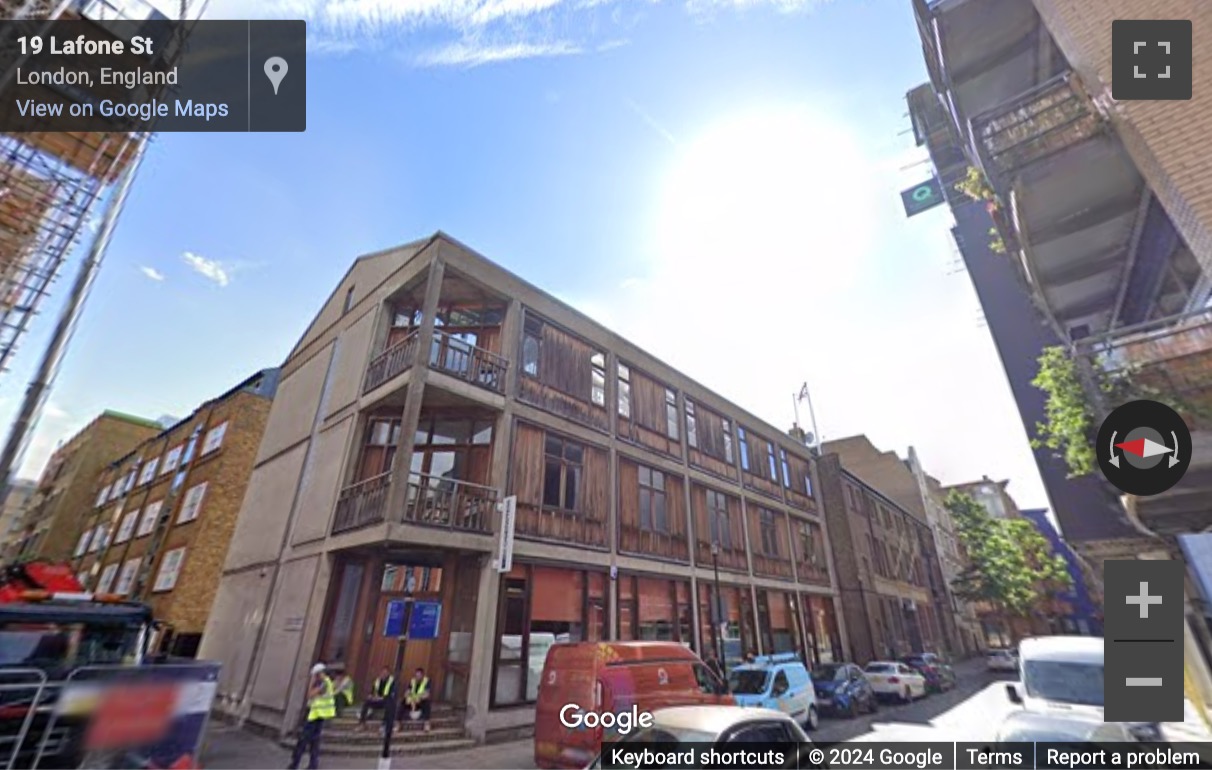 Street View image of 21 Queen Elizabeth Street, Central London, SE1, UK