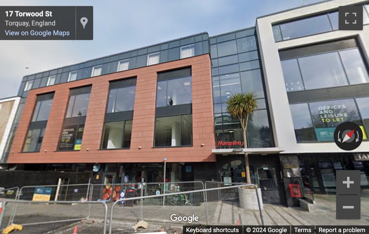 Street View image of 4-24 Torwood Street, Torquay, Devon