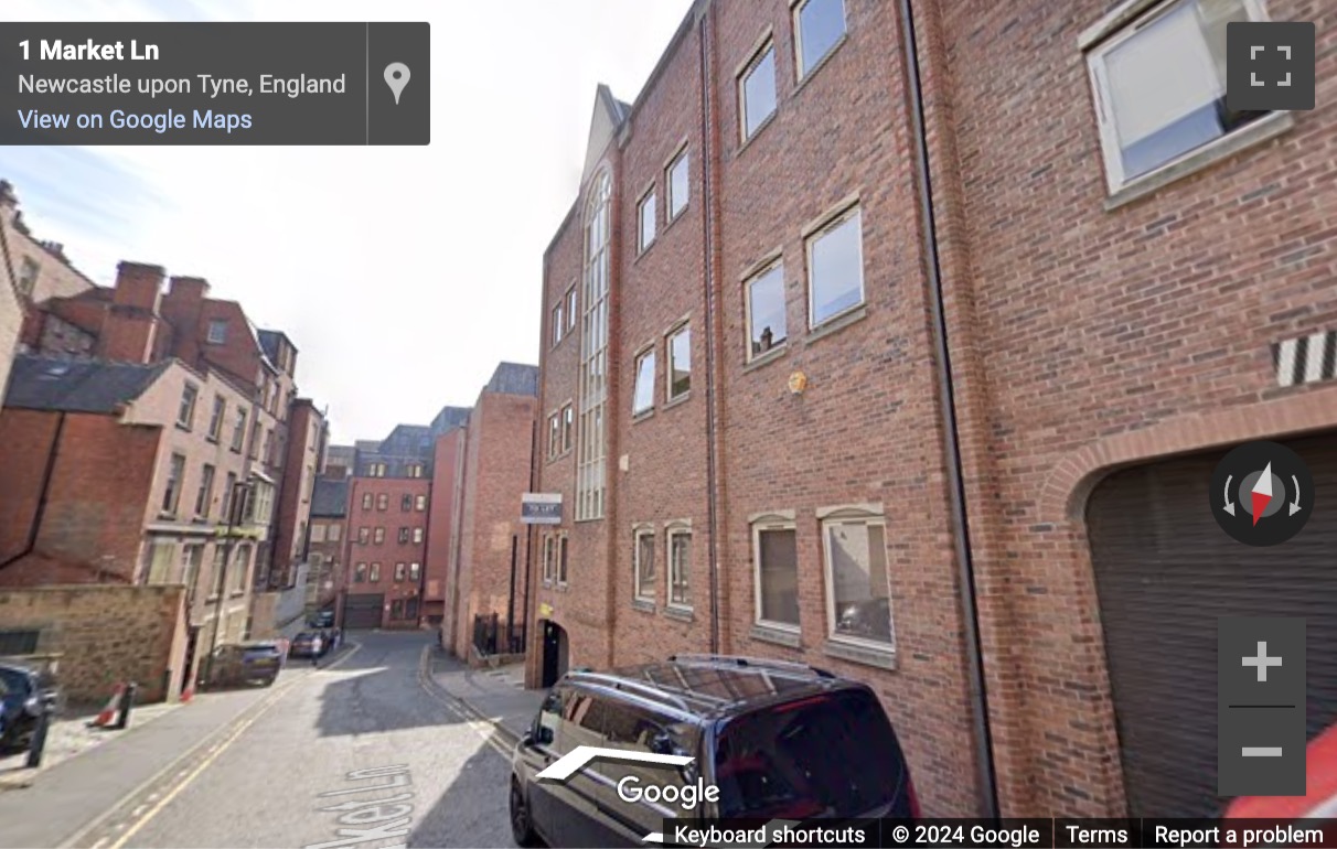 Street View image of Alderman Fenwick’s House, 98-100 Pilgrim Street, Newcastle, Tyne and Wear