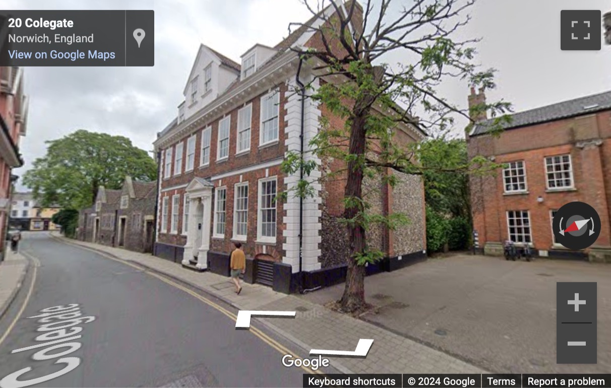 Street View image of 18 Colegate, Norwich, Norfolk