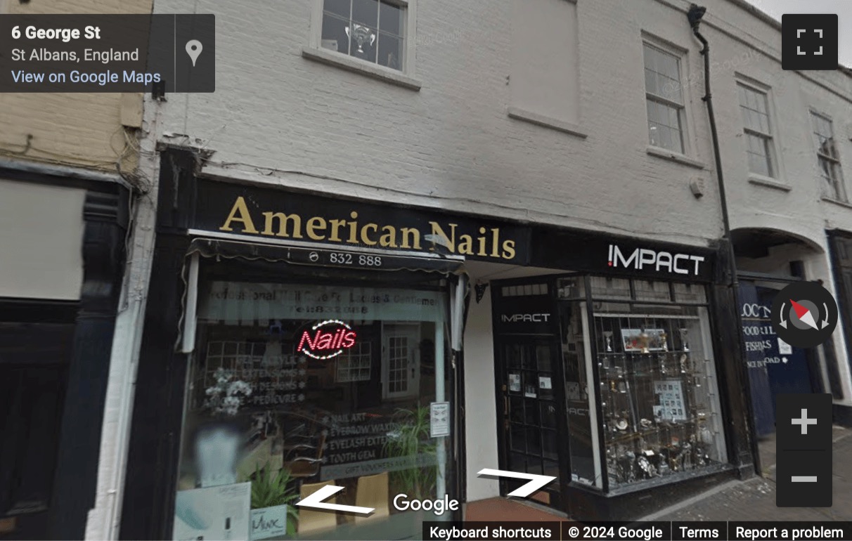 Street View image of 26 C George Street, First Floor, St Albans, Hertfordshire