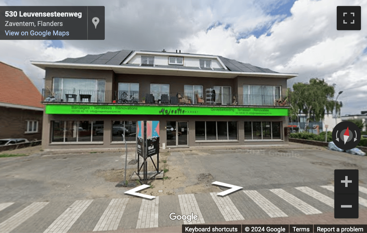 Street View image of Leuvensesteenweg 643, Zaventem